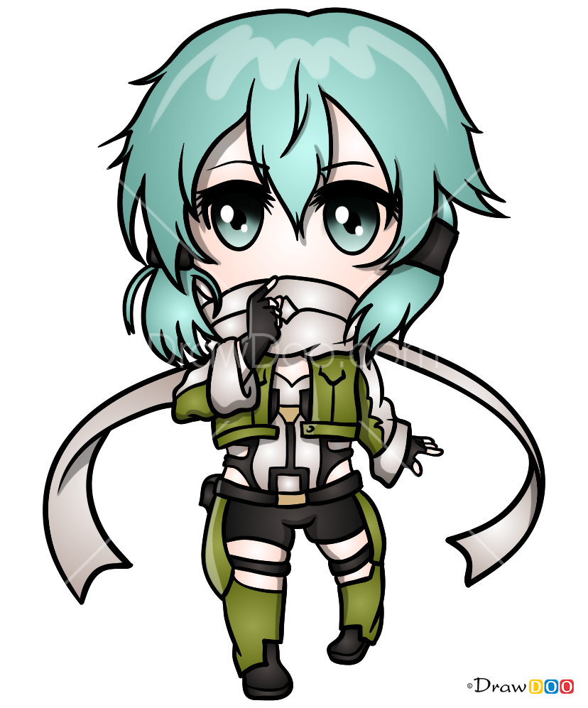 sinon chibi figure